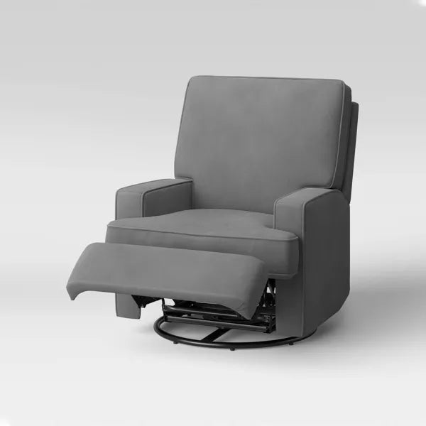 Baby Relax Addison Swivel Gliding Recliner (Color Gray)