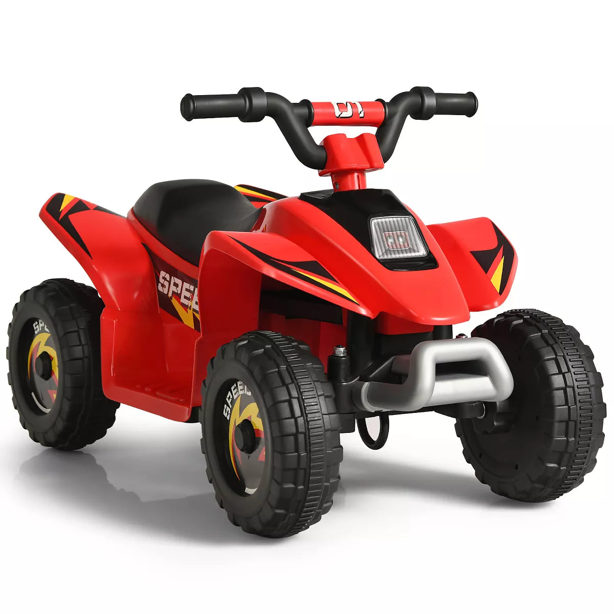 6V Kids Electric Quad ATV 4 Wheels Ride On Toy Toddlers Forward&Reverse White\Black\Blue\Red