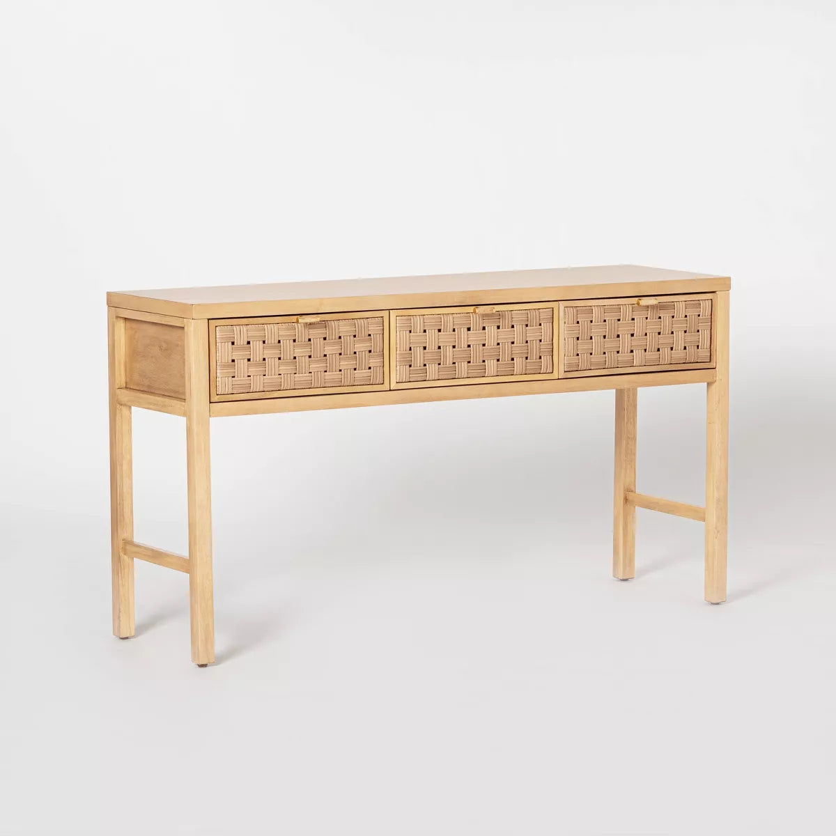 Palmdale Woven Drawer Console Natural - Threshold™ designed with Studio McGee