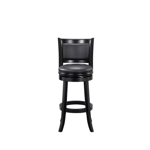 29" Augusta Swivel Barstool Wood - Boraam