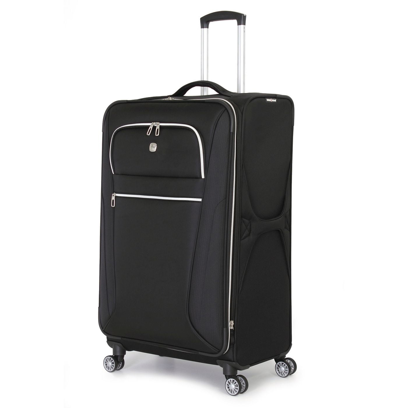 ‎SWISSGEAR Checklite 29 Inches Luggage With Multiple Compartments, 33 Inches (H) x 19.75 Inches (W) x 12.5 Inches (D), Black