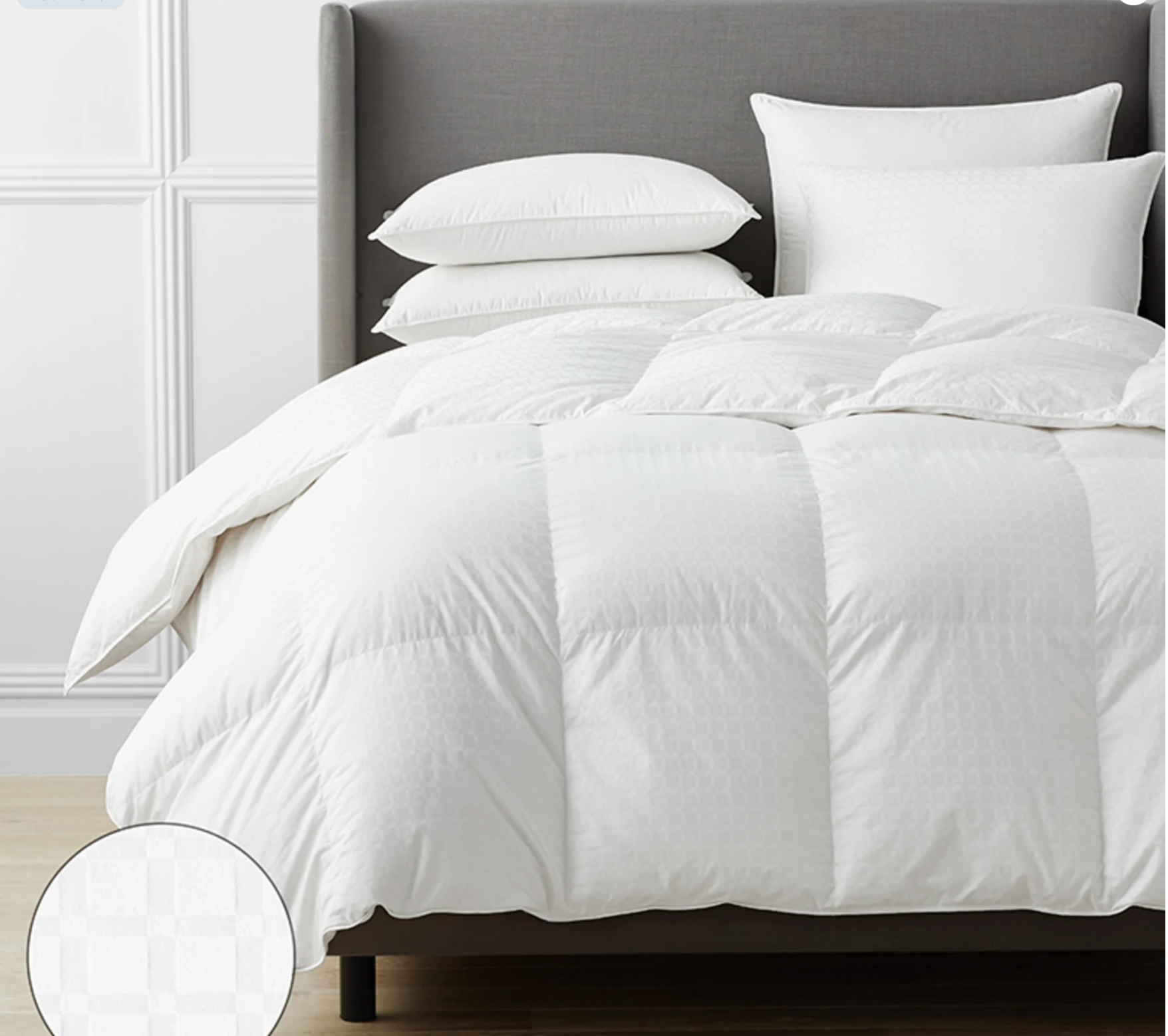 Legends Luxury™ Luxe Royal Down Light Warmth Oversized Comforter - IVORY- QUEEN