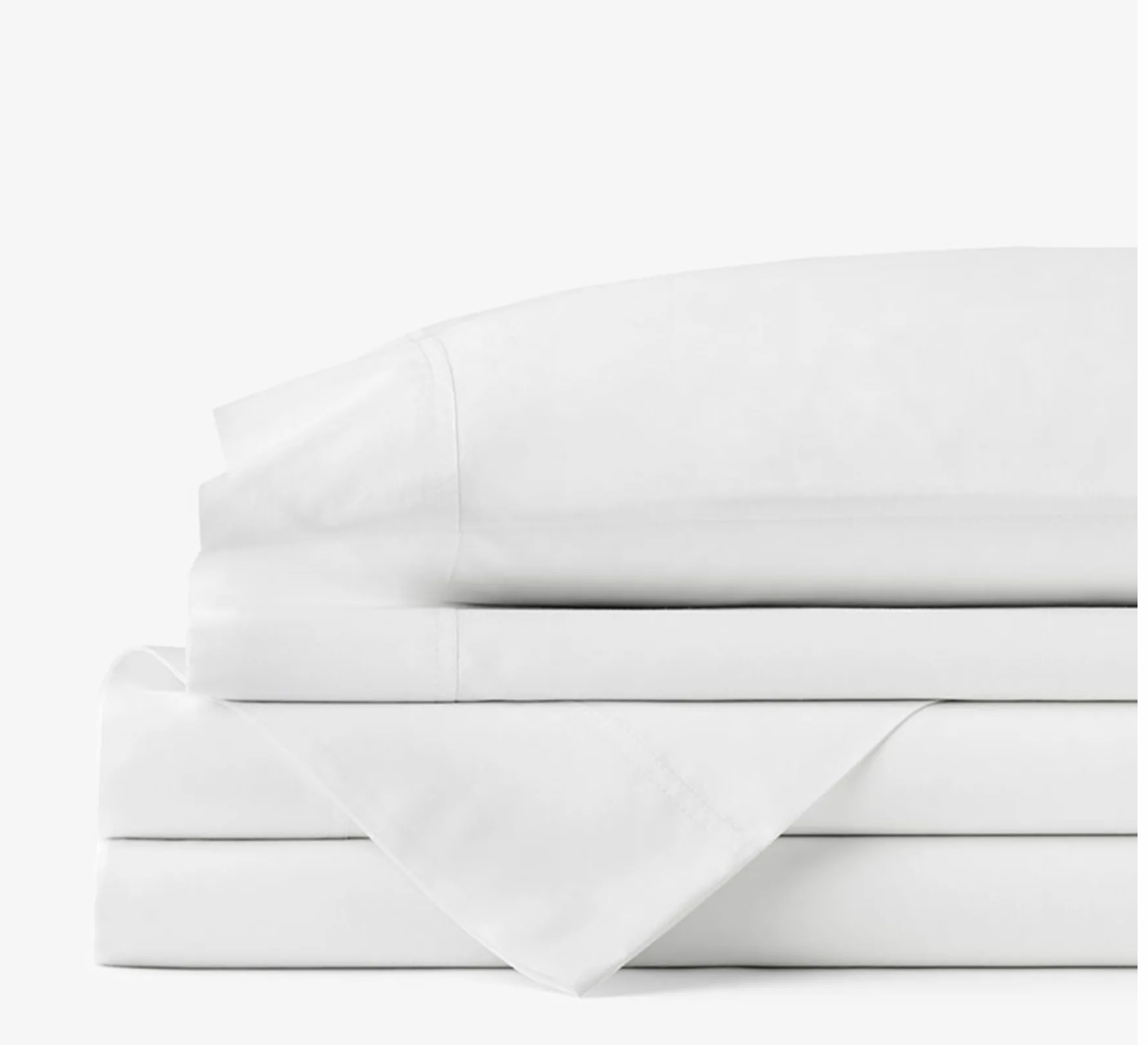 Company Cotton™ Classic Cool Cotton Percale Bed Sheet Set - White, Twin XL