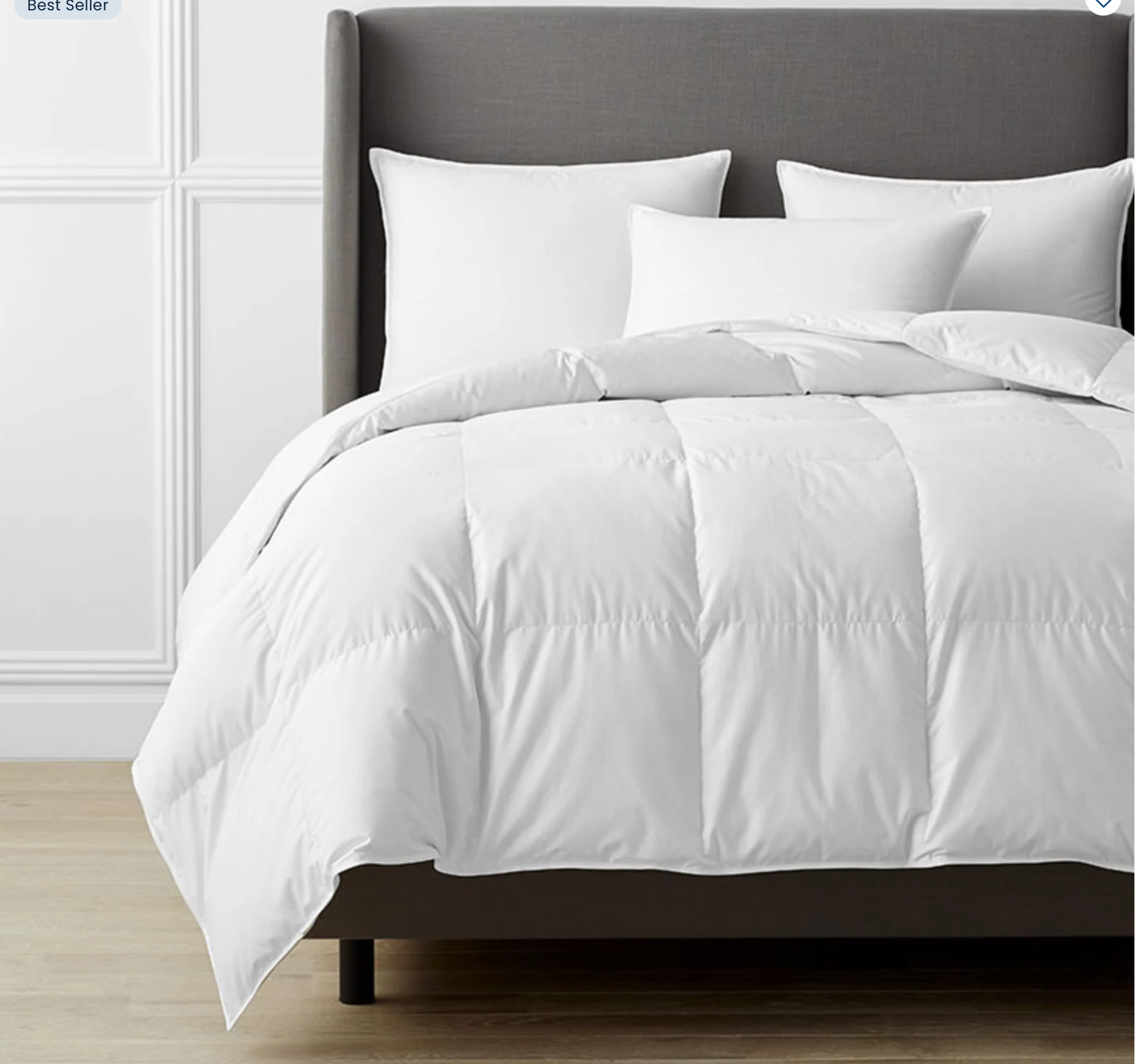 Legends Hotel™ Premium Alberta Down Light Warmth Comforter - White, Queen