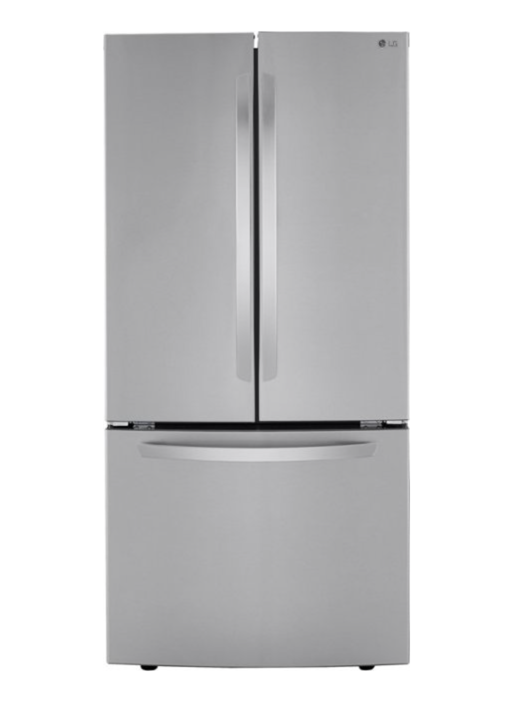 LG - 25.1 Cu. Ft. French Door Refrigerator with Ice Maker - Stainless Steel – (P)