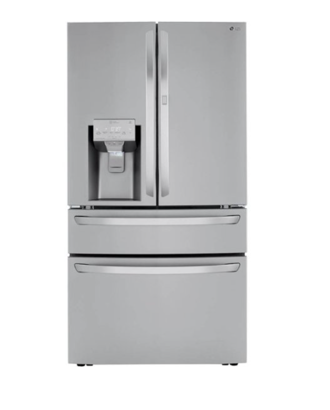 LG - 29.5 Cu. Ft. 4-Door French Door-in-Door Smart Refrigerator with Craft Ice - Stainless Steel – (P)