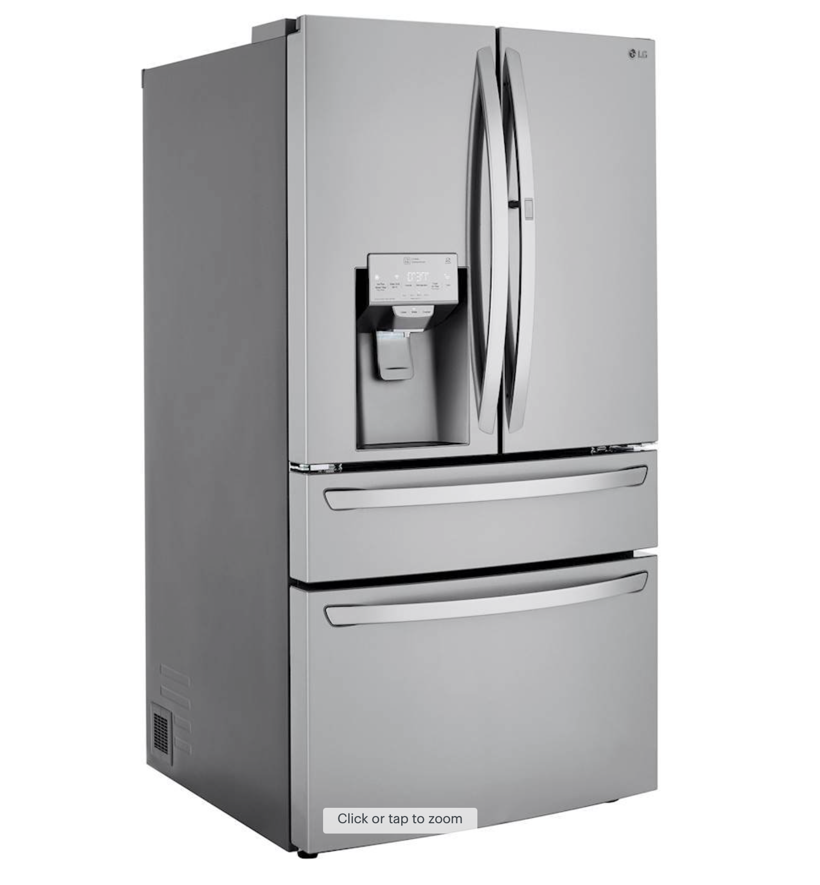 LG - 29.5 Cu. Ft. 4-Door French Door-in-Door Smart Refrigerator with Craft Ice - Stainless Steel – (P)
