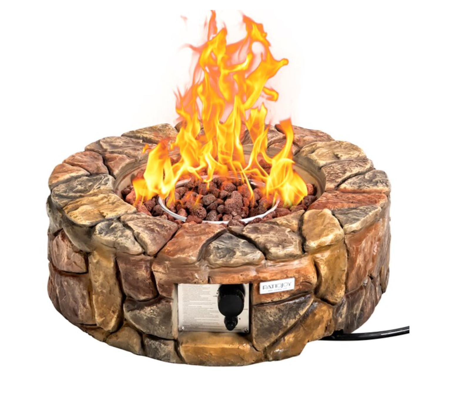 Goplus 28-in W Brown Steel Wood-Burning Fire Pit Item #5415426 | Model #OP3610CF