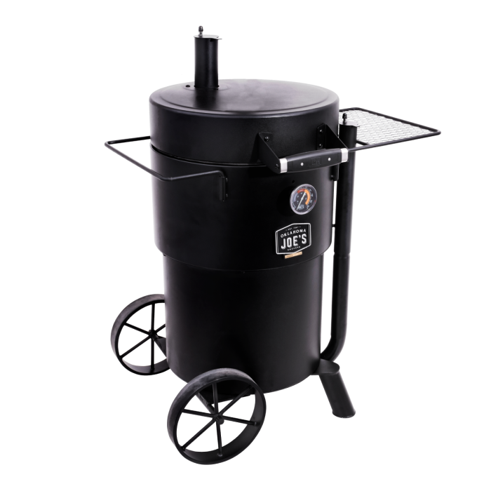 Oklahoma Joe's Bronco Charcoal Drum Smoker Black