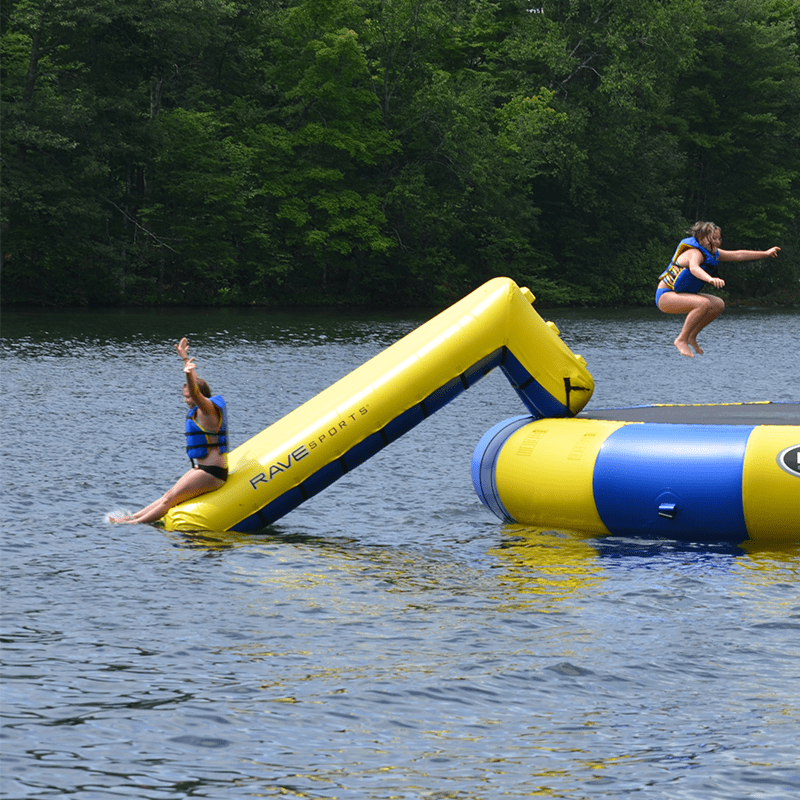 RAVE Sports Aqua Slide Attachment for Water Trampolines or Swim Platforms Aqua Slide