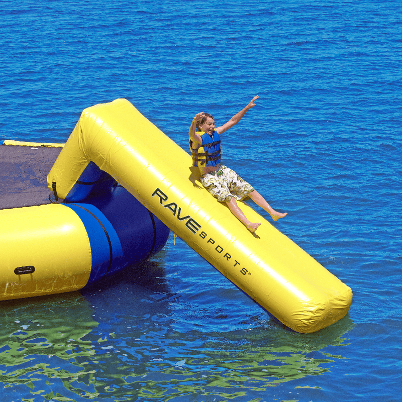 RAVE Sports Aqua Slide Attachment for Water Trampolines or Swim Platforms Aqua Slide