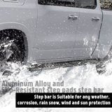 TPA 6" Black Aluminum Alloy Running Boards Fit for Quad/Extended Cab 2019-2025 Dodge Ram 1500 New Body Style Side Step Nerf Bar(2019-2025 Ram 1500 Classic 2019-2025 Ram 2500 3500 Excluded)