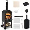 Oven Wood Fire Pizza Maker Grill Outdoor Pizza Oven with Pizza Stone and Waterproof Cover
