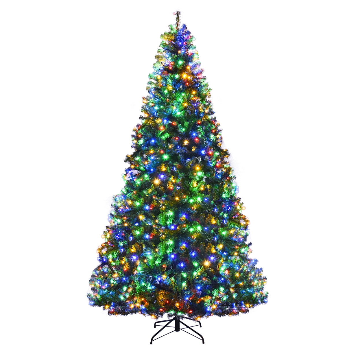 9Ft Pre-Lit Artificial Christmas Tree Hinged 1000 LED Lights