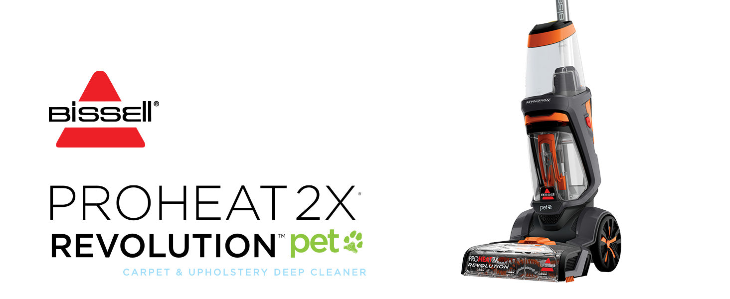 BISSELL ProHeat 2X Revolution Pet Full Size Upright Carpet Cleaner and