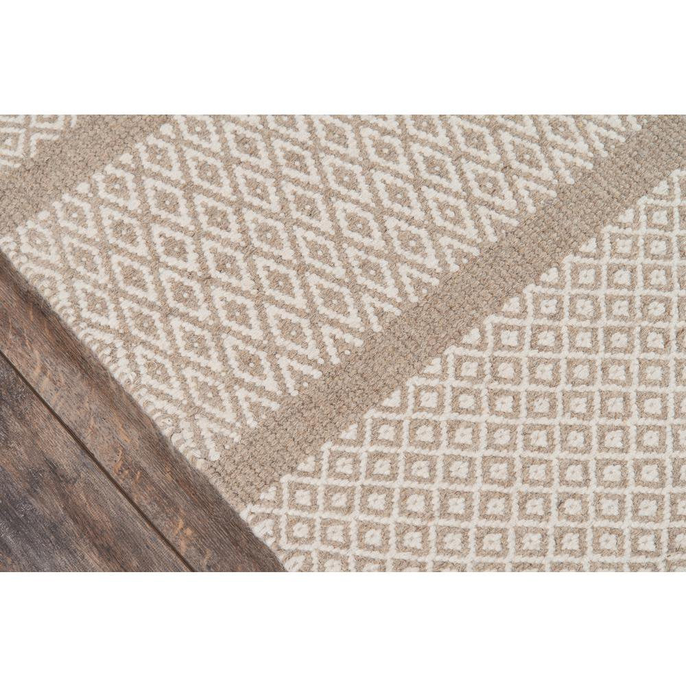 Momeni Mesa Hand Woven Wool Contemporary Striped Area Rug Beige (Size:3'6"x5'6") Accent, Indoor