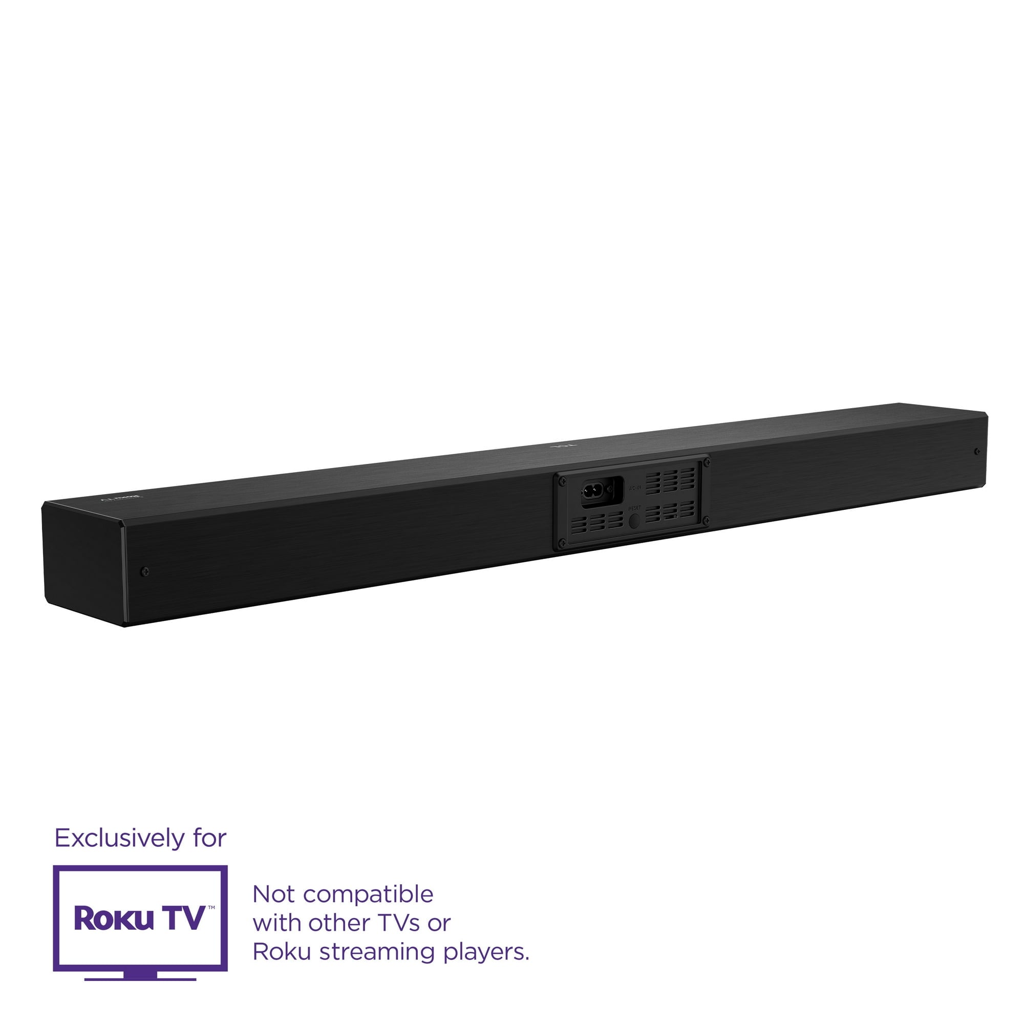 TCL Alto R1 Roku TV Wireless 2.0 Channel Sound Bar for Any Roku TVs, Bluetooth – TSR1 31.5-inch, Black