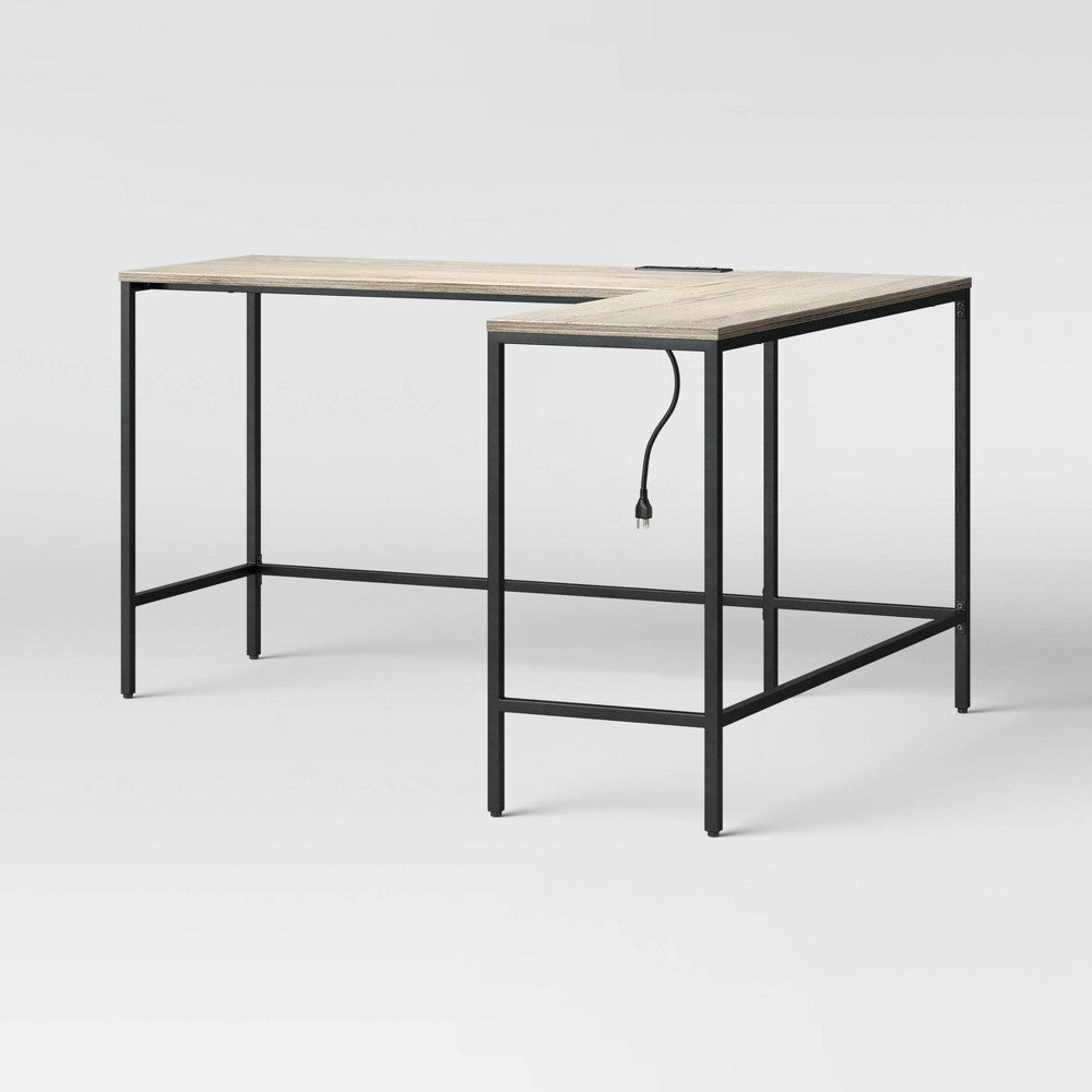 Loring Wood L Shaped Writing Desk Vintage - Project 62™