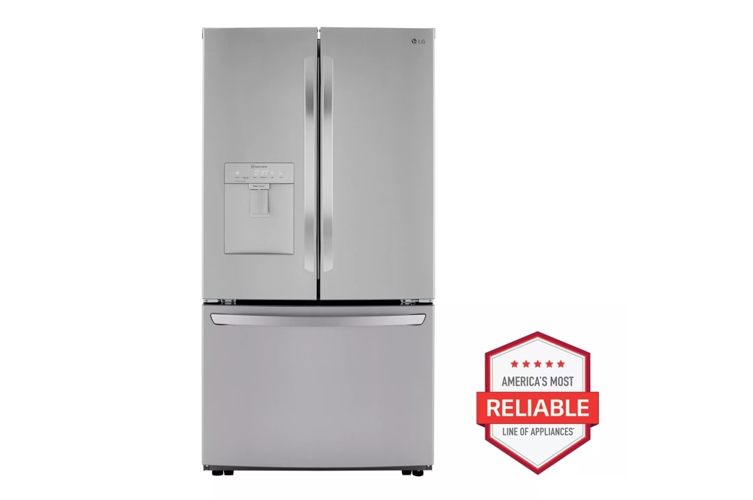 29 cu ft. French Door Refrigerator with Slim Design Water Dispenser (small dent top right corner) – (P)