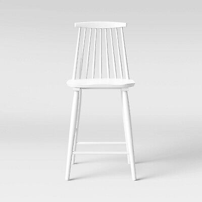 Harwich High Back Windsor Counter Height Barstool White - Threshold